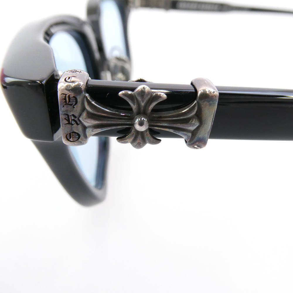 CHROME HEARTS クロムハーツ（原本無） 購入時冊子付属 PUMP ME パンプミー 度入り アイウェア メガネ 眼鏡 ブラック系【中古】
