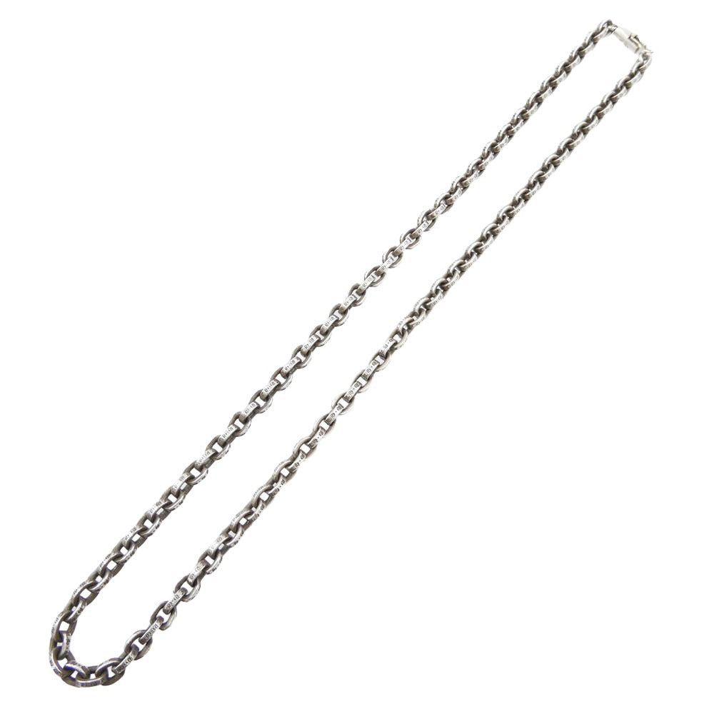 CHROME HEARTS クロムハーツ（原本有） PAPER CHAIN ペーパーチェーン ネックレス 18inch 18インチ R18 シルバー系【中古】