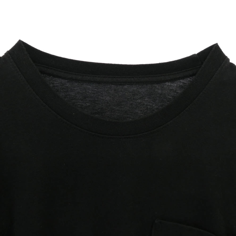 CHROME HEARTS クロムハーツ（原本無） USA Logo S/S TEE スクロール ロゴ プリント クルーネック 半袖 Tシャツ ブラック系 M【中古】