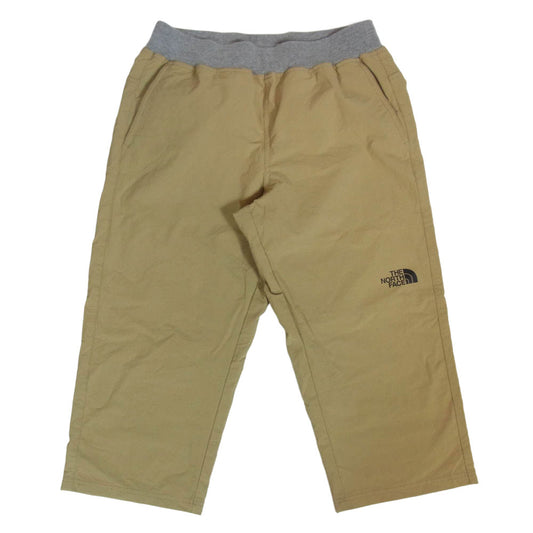 THE NORTH FACE ノースフェイス NB32081 TRAINING RIB CR PT トレーニング リブ クロップド パンツ ベージュ系 L【中古】