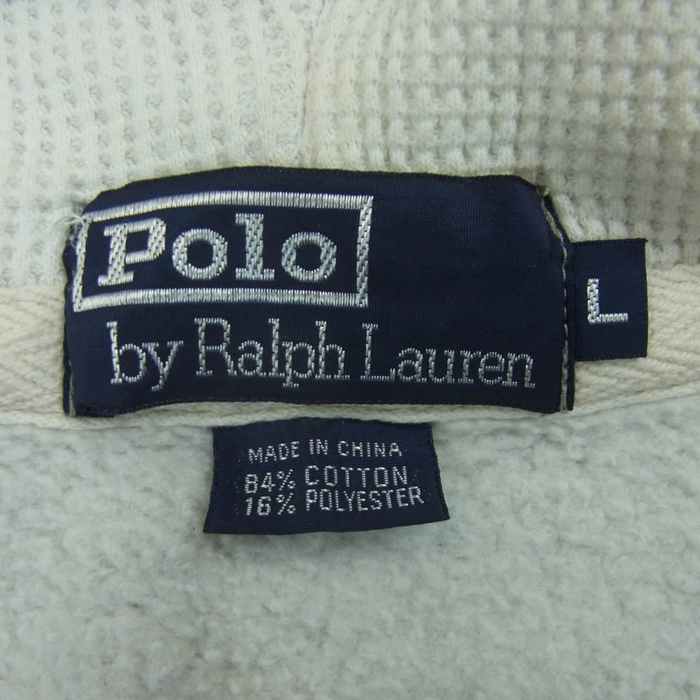 POLO RALPH LAUREN ポロ・ラルフローレン KK-RL-HW-0555 ヘビーオンス フルジップ スウェット パーカー グレー系 704 L【中古】