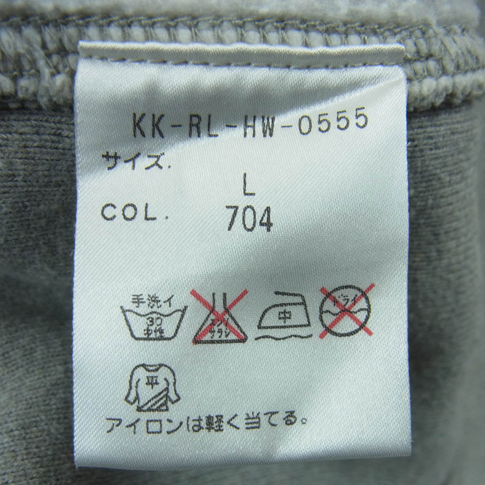 POLO RALPH LAUREN ポロ・ラルフローレン KK-RL-HW-0555 ヘビーオンス フルジップ スウェット パーカー グレー系 704 L【中古】