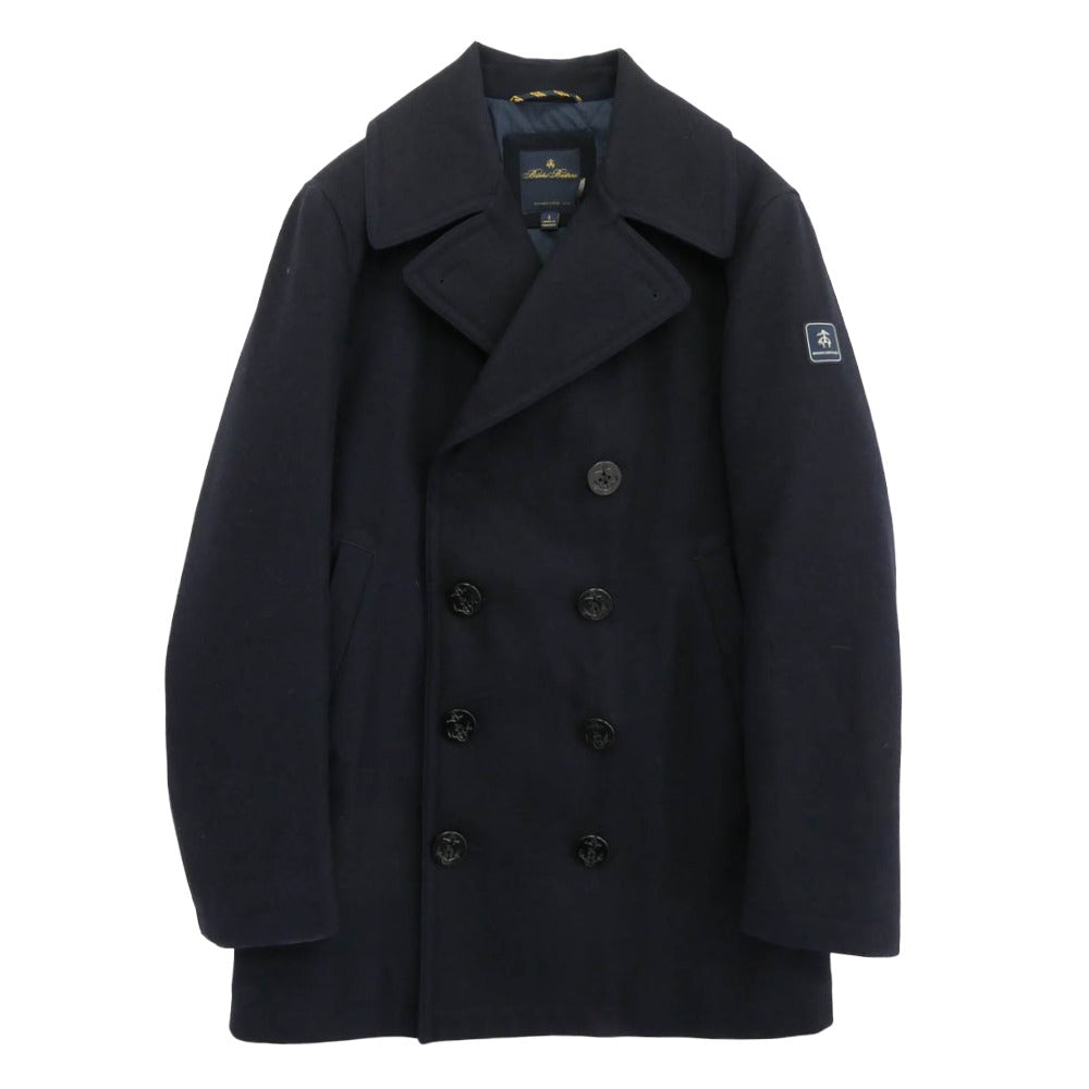 Brooks Brothers ブルックスブラザーズ P-COAT ウール ピーコート 裏キルト ネイビー系 S【中古】