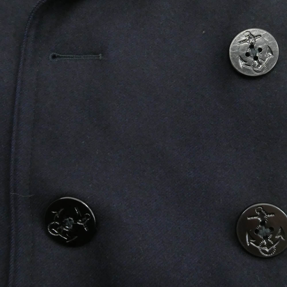 Brooks Brothers ブルックスブラザーズ P-COAT ウール ピーコート 裏キルト ネイビー系 S【中古】