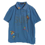 美品　ポロラルフローレン　ポロシャツ　トロピカル刺繍　ヴィンテージ加工　現行タグ POLO RALPH LAUREN ポロ・ラルフローレン CUSTOM SLIM FIT