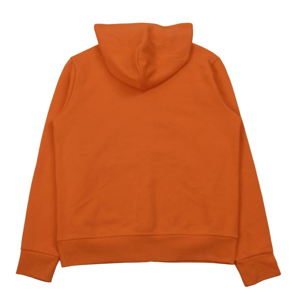 POLO RALPH LAUREN ポロ・ラルフローレン ジャージーニット フルジップ パーカー カンボジア製 オレンジ系 M【中古】