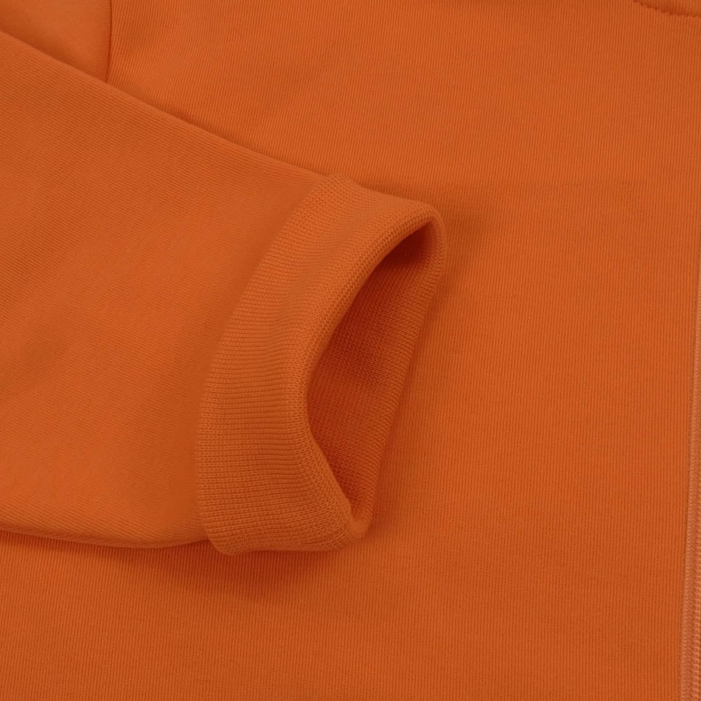 POLO RALPH LAUREN ポロ・ラルフローレン ジャージーニット フルジップ パーカー カンボジア製 オレンジ系 M【中古】