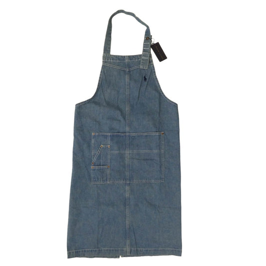 RALPH LAUREN ラルフローレン ウォッシュド加工 デニム エプロン インディゴブルー系【新古品】【未使用】【中古】