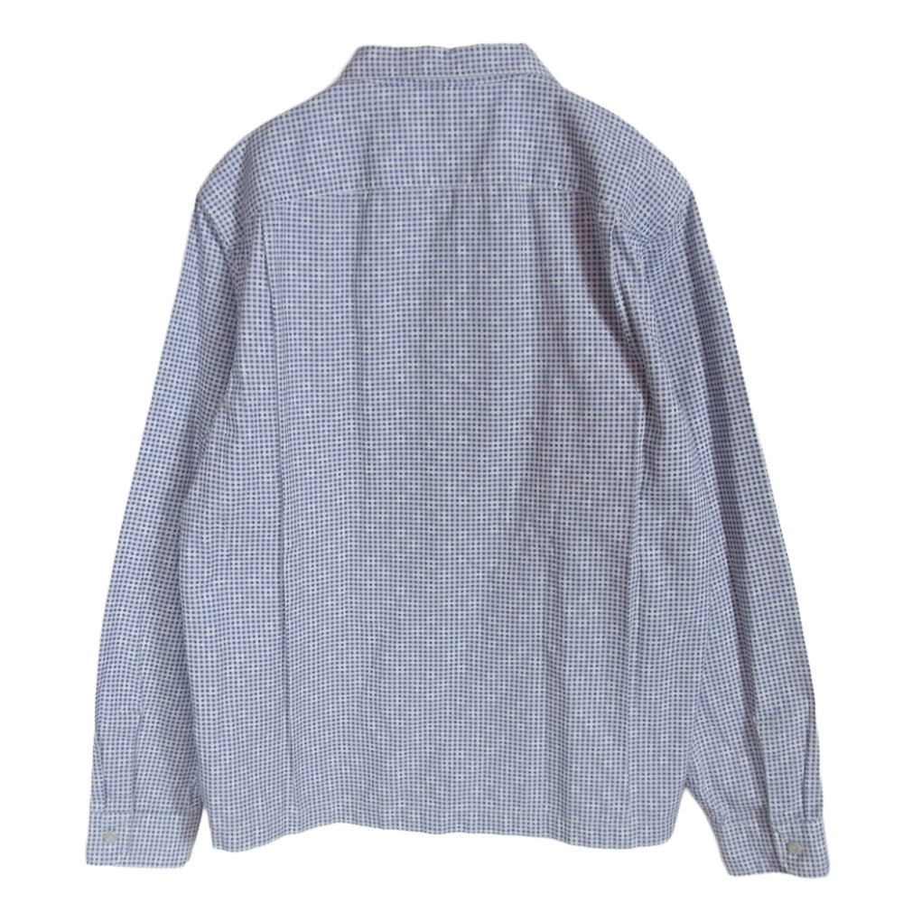 RRL ダブルアールエル CAMP LONG SLEEVE SPORT SHIRT キャンプカラー 開襟 長袖 シャツ ホワイト系 L【中古】