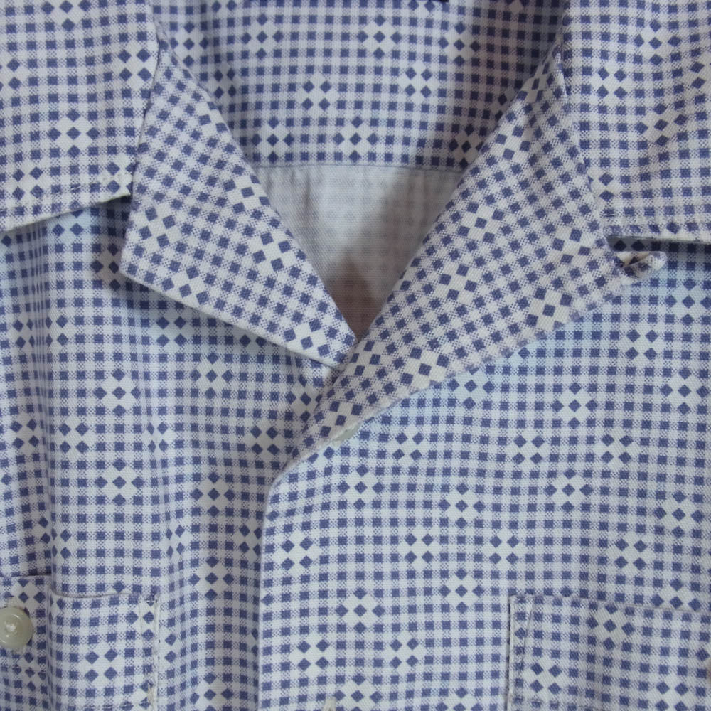 RRL ダブルアールエル CAMP LONG SLEEVE SPORT SHIRT キャンプカラー 開襟 長袖 シャツ ホワイト系 L【中古】