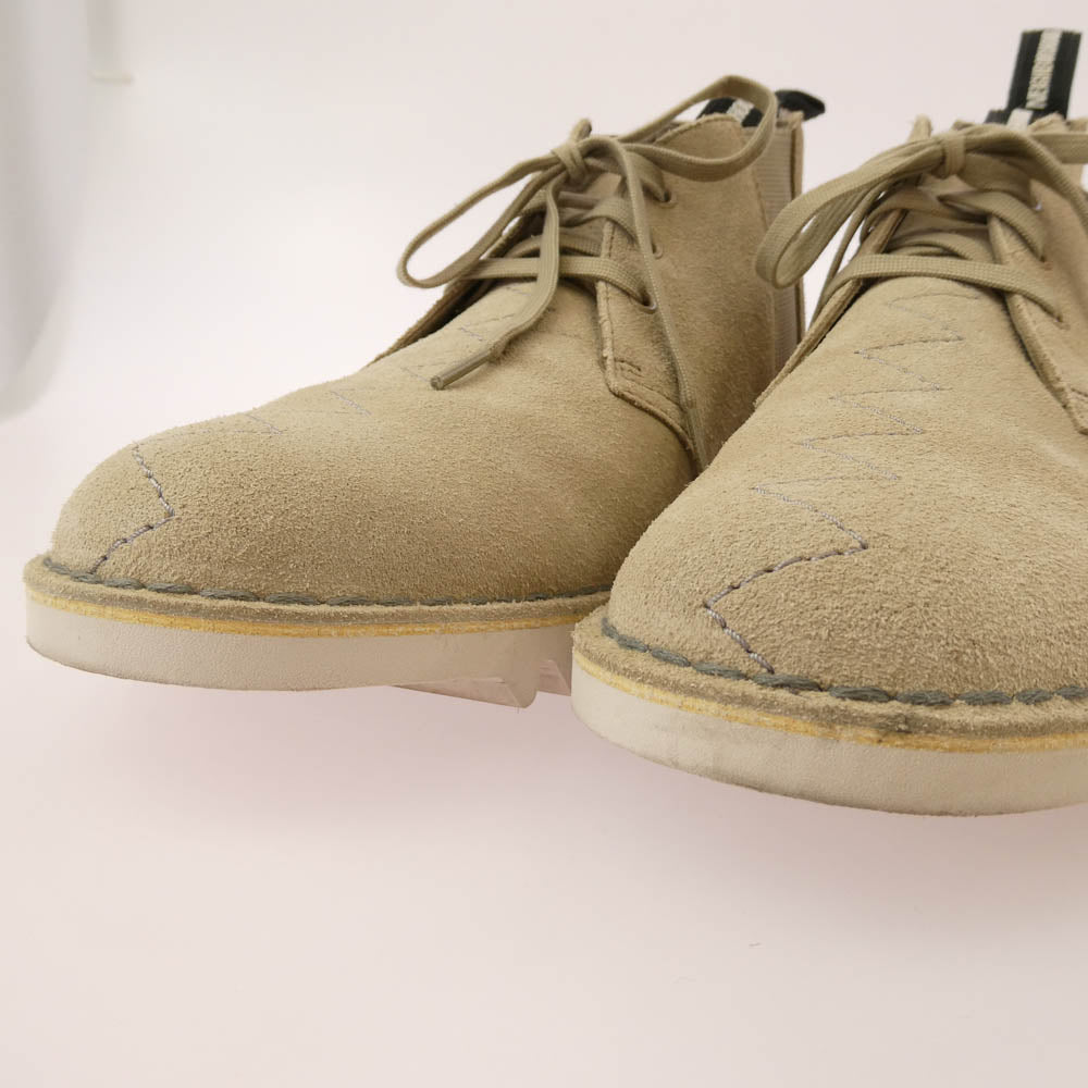 NEIGHBORHOOD ネイバーフッド Desert NBHD × Clarks クラークス Desert Boots デザート ブーツ ベージュ系 UK10【中古】