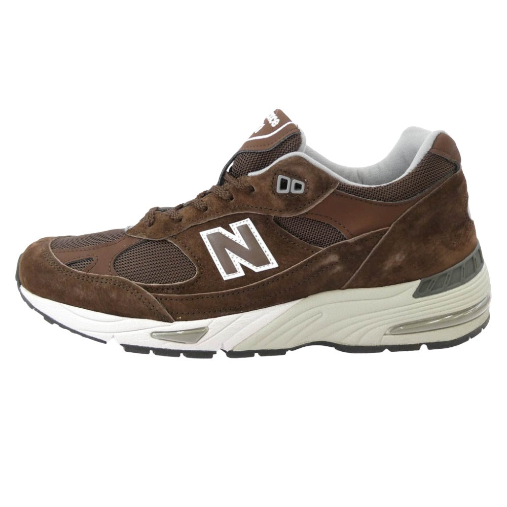 NEW BALANCE ニューバランス M991BGW 英国製 991 スニーカー ランニングシューズ ブラウン系 27.5cm【中古】