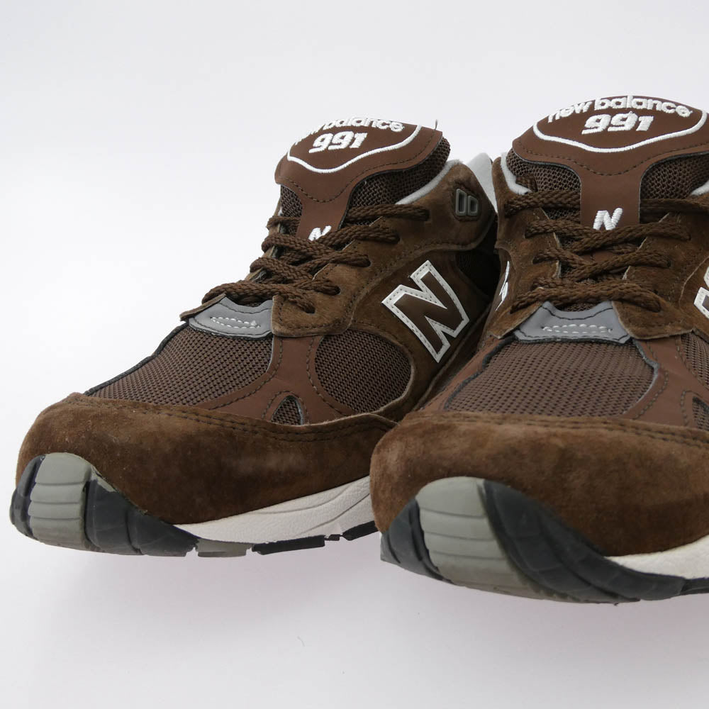 NEW BALANCE ニューバランス M991BGW 英国製 991 スニーカー ランニングシューズ ブラウン系 27.5cm【中古】