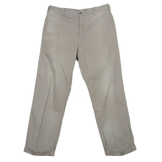 HYSTERIC GLAMOUR ヒステリックグラマー 02192AP02 洗い加工 ワイド テーパード パンツ ベージュ系 M【中古】