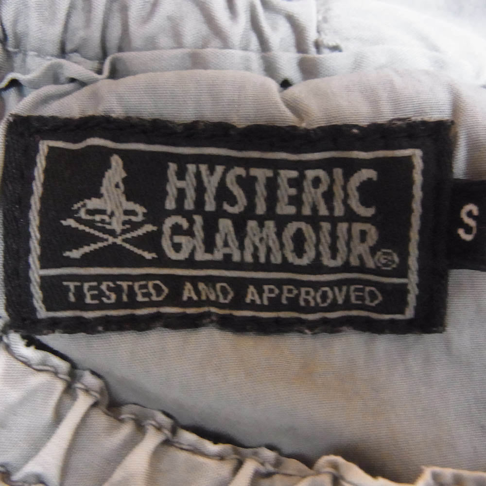 HYSTERIC GLAMOUR ヒステリックグラマー 02192AP01 LABORATORY ジョガー トラックパンツ イージーパンツ グレー系 S【中古】