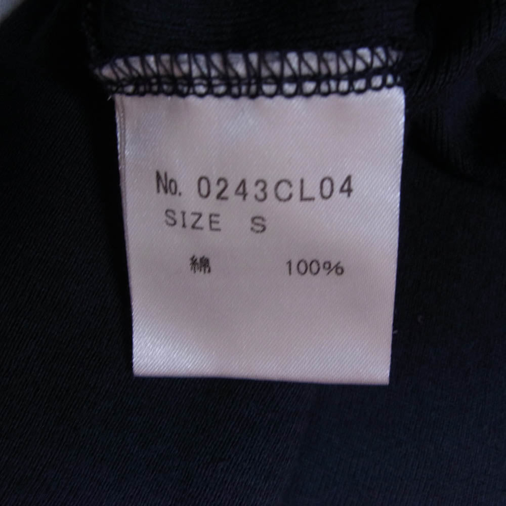 HYSTERIC GLAMOUR ヒステリックグラマー 0243CL04 クルーネックリブ コットン ニット セーター ブラック系 S【中古】