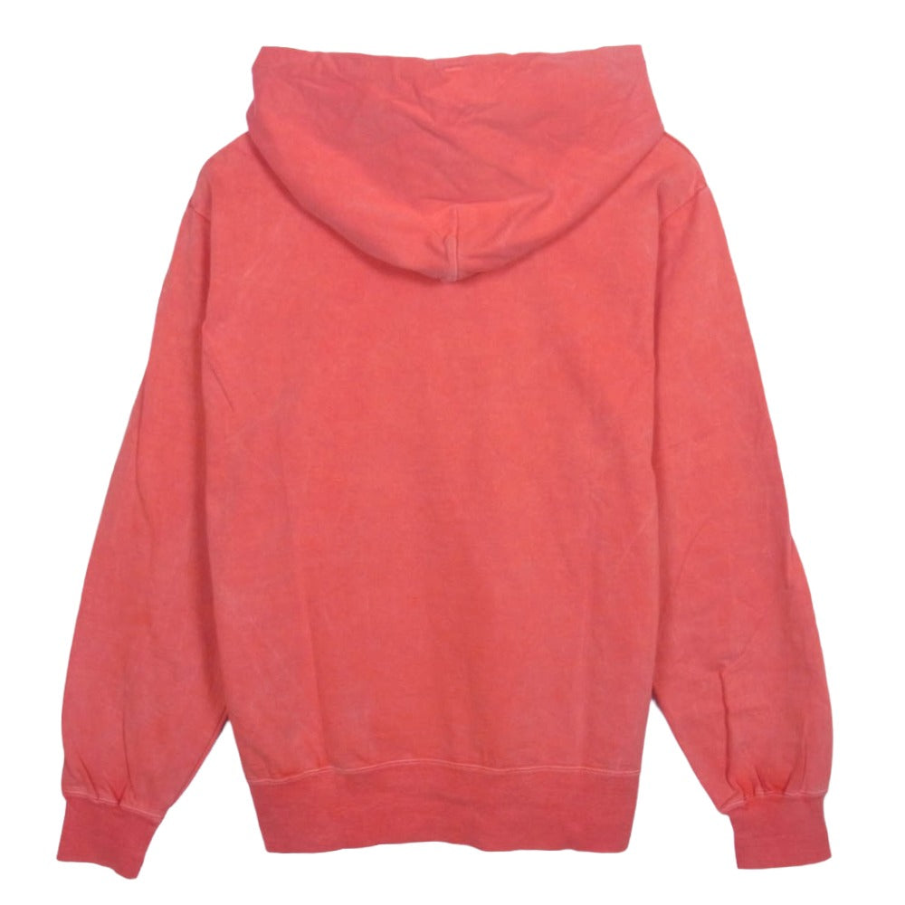 HYSTERIC GLAMOUR ヒステリックグラマー 02201CF08 PIGMENTDIE ピグメントダイ プルオーバー パーカー フーディー オレンジ オレンジ系 M【中古】