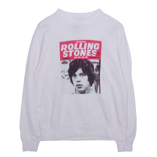 HYSTERIC GLAMOUR ヒステリックグラマー 06201CS01 THEE HYSTERIC XXX ローリングストーンズ クルーネック すうぇっちお ホワイト系 M【中古】