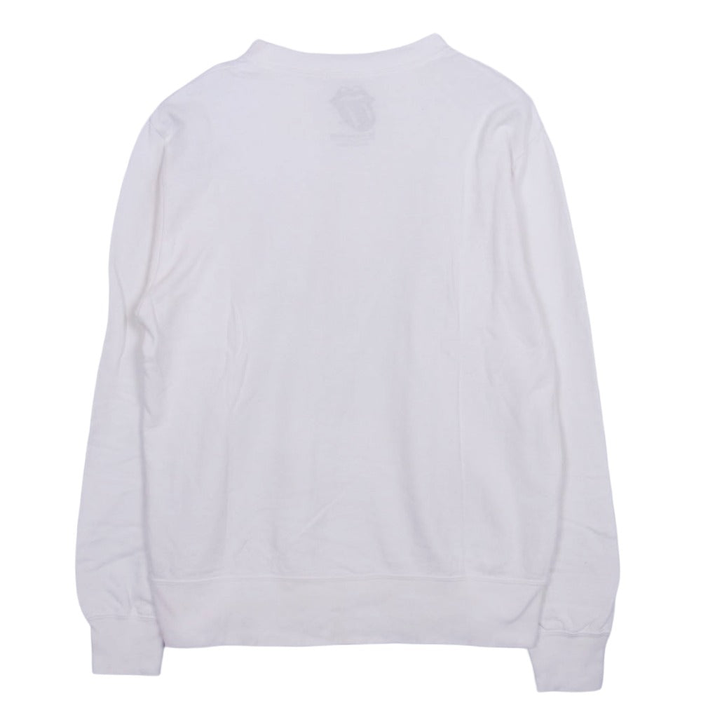 HYSTERIC GLAMOUR ヒステリックグラマー 06201CS01 THEE HYSTERIC XXX ローリングストーンズ クルーネック すうぇっちお ホワイト系 M【中古】
