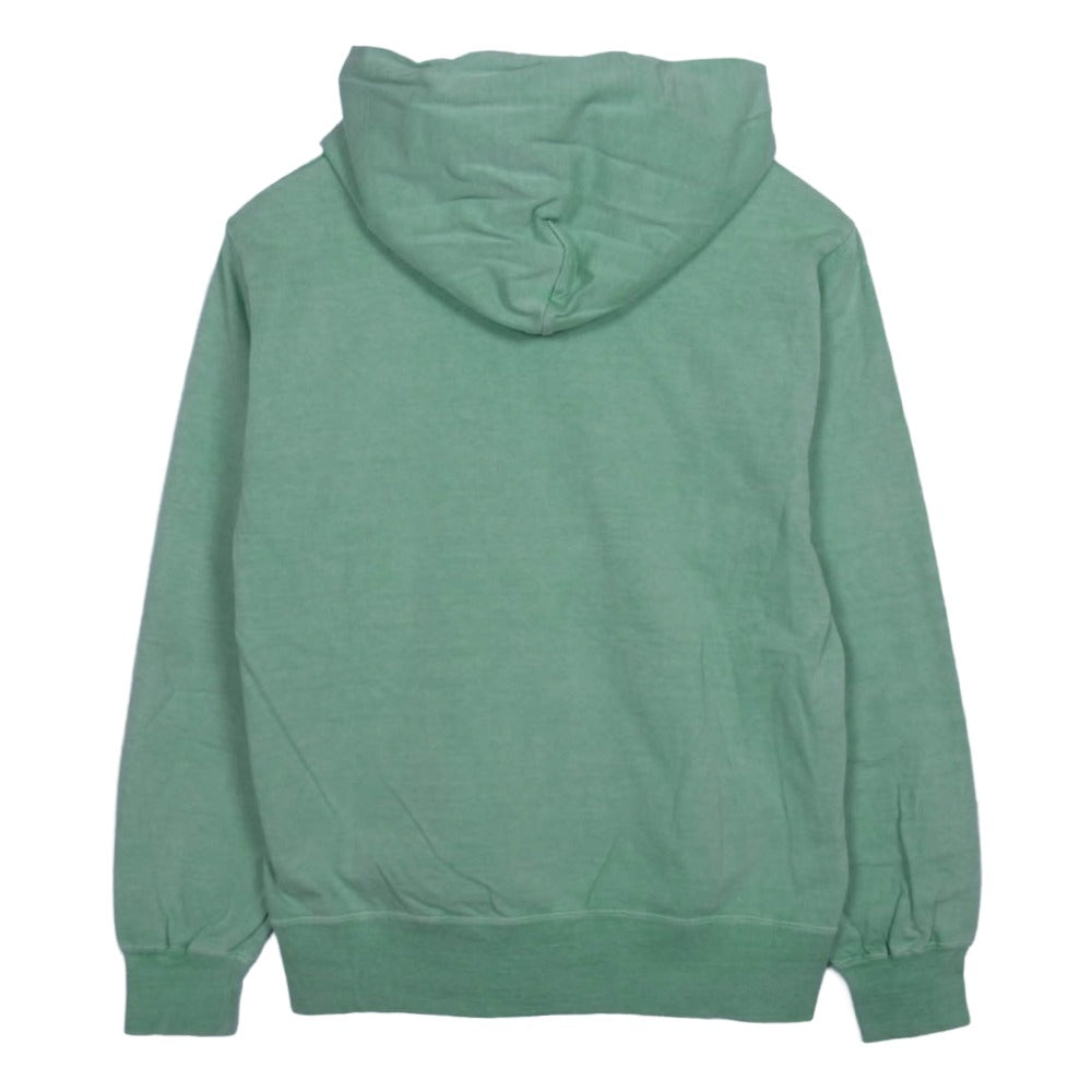 HYSTERIC GLAMOUR ヒステリックグラマー 02201CF08 PIGMENTDIE ピグメントダイ プルオーバー パーカー フーディー グリーン ライトグリーン系 M【中古】