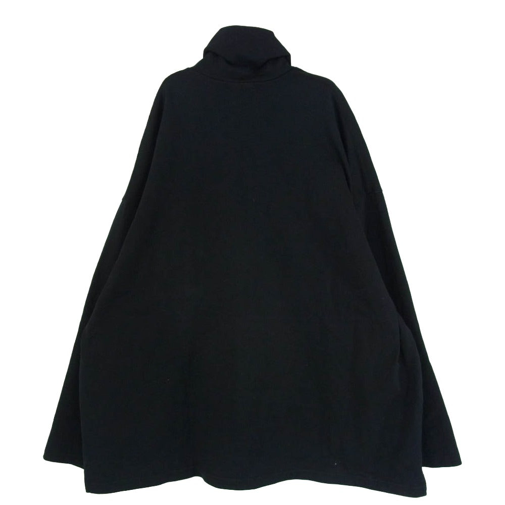 LAD MUSICIAN ラッドミュージシャン 2220-707 High Neck Super Big T-Shirt ハイネック スーパー ビッグ 長袖 Tシャツ ブラック系 サイズ表記無【中古】