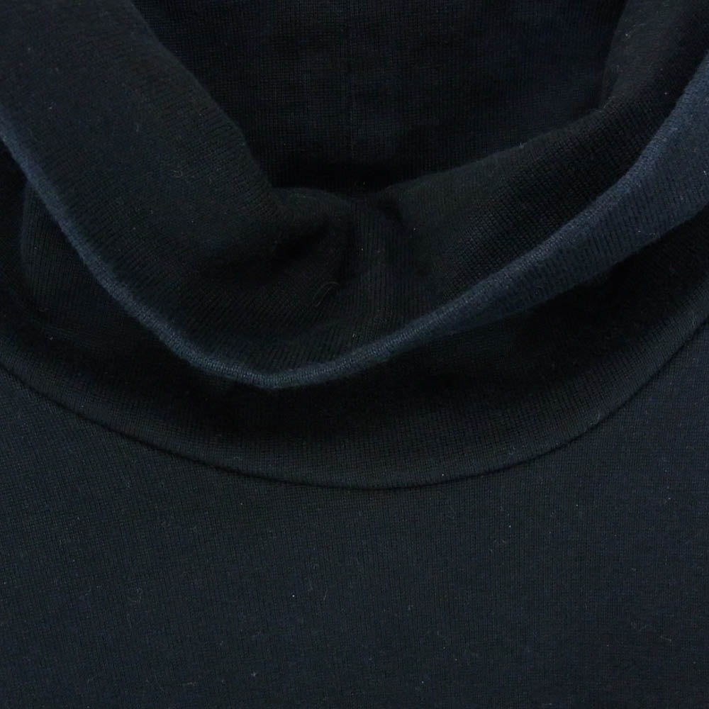 LAD MUSICIAN ラッドミュージシャン 2220-707 High Neck Super Big T-Shirt ハイネック スーパー ビッグ 長袖 Tシャツ ブラック系 サイズ表記無【中古】