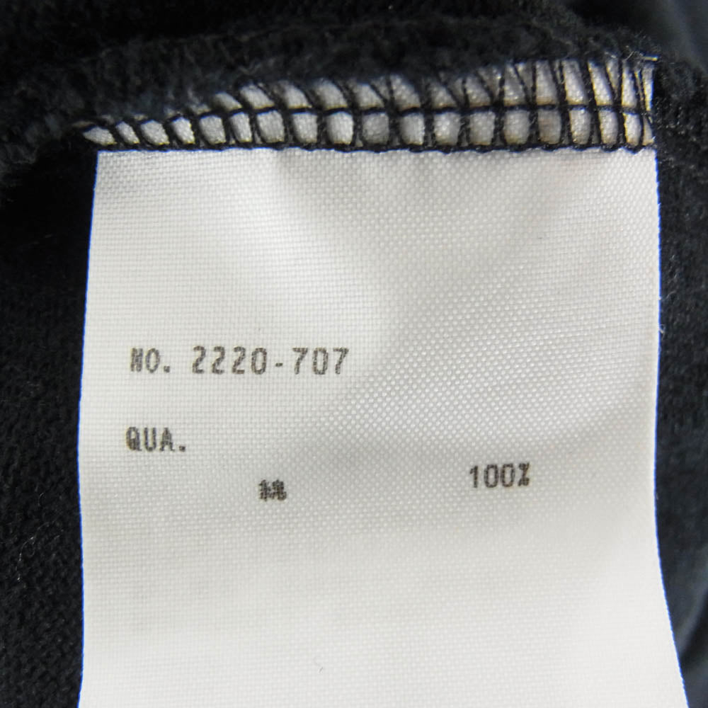 LAD MUSICIAN ラッドミュージシャン 2220-707 High Neck Super Big T-Shirt ハイネック スーパー ビッグ 長袖 Tシャツ ブラック系 サイズ表記無【中古】
