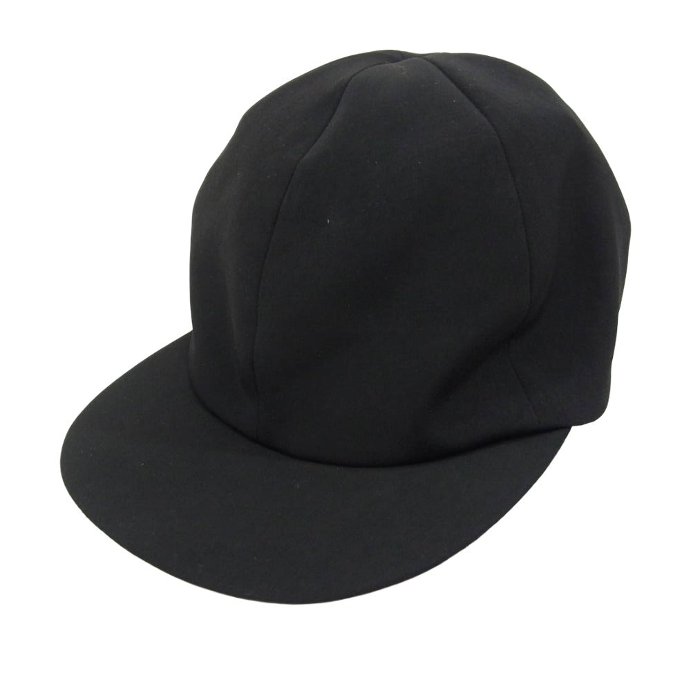 Yohji Yamamoto ヨウジヤマモト YT-H03-500 Y's ワイズ DECYNE BACK RIBBON CAP デシン バック リボン キャップ ブラック系【中古】