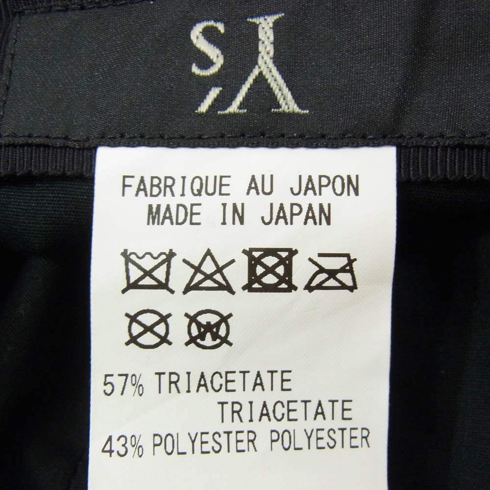 Yohji Yamamoto ヨウジヤマモト YT-H03-500 Y's ワイズ DECYNE BACK RIBBON CAP デシン バック リボン キャップ ブラック系【中古】