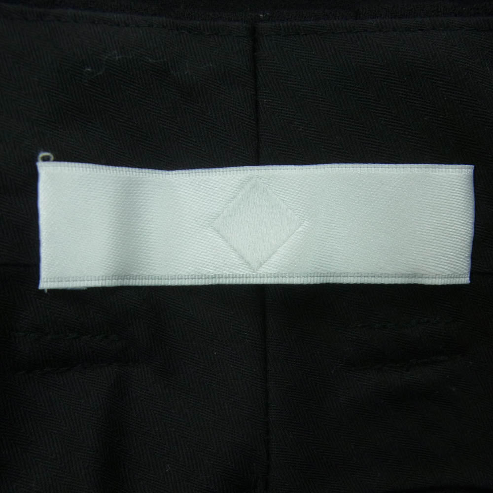 エトセンス 20AW E220-702 GORGETTE WIDE SLACKS ウール ワイド スラックス パンツ ブラック系 1【中古】