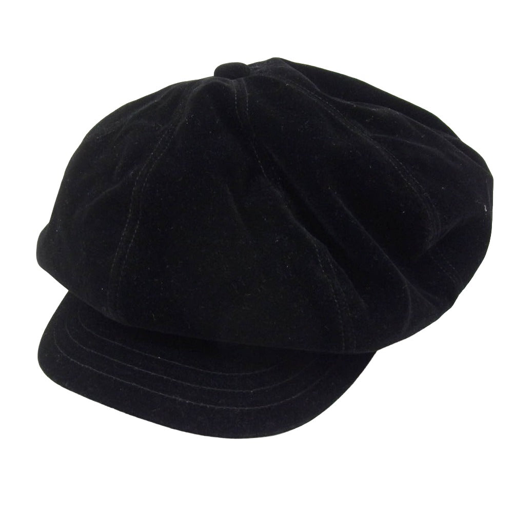 Yohji Yamamoto ヨウジヤマモト UB-H16-929 S’yte サイト ベロア キャスケット 帽子 ブラック系【中古】