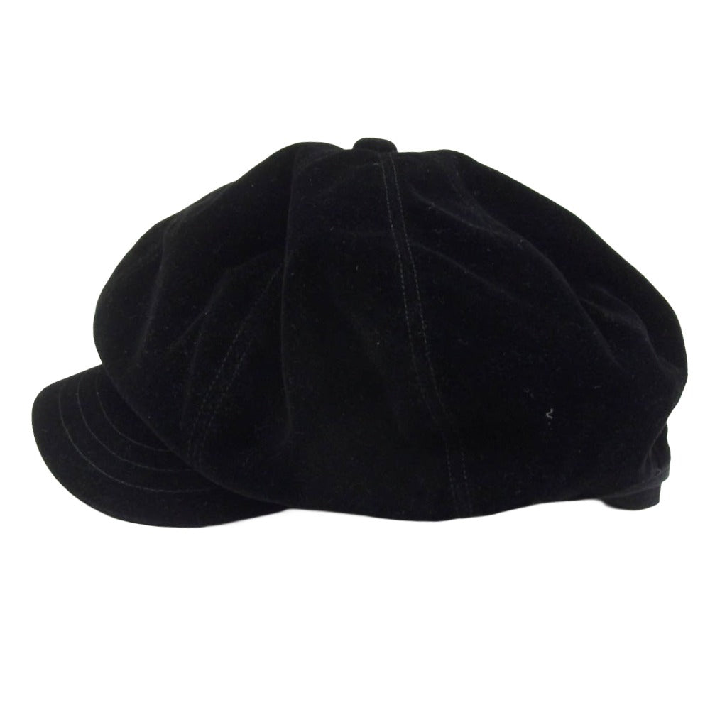 Yohji Yamamoto ヨウジヤマモト UB-H16-929 S’yte サイト ベロア キャスケット 帽子 ブラック系【中古】