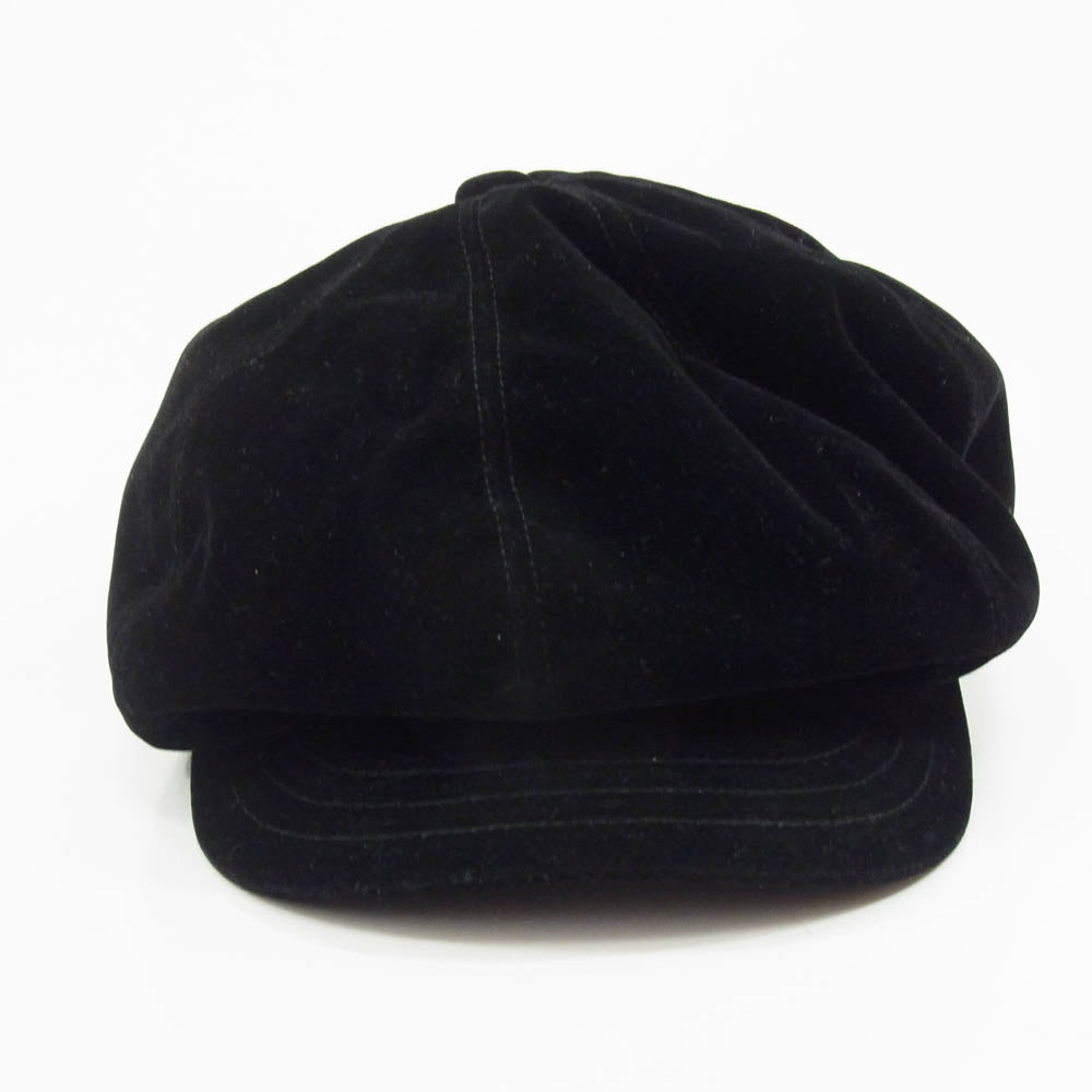 Yohji Yamamoto ヨウジヤマモト UB-H16-929 S’yte サイト ベロア キャスケット 帽子 ブラック系【中古】