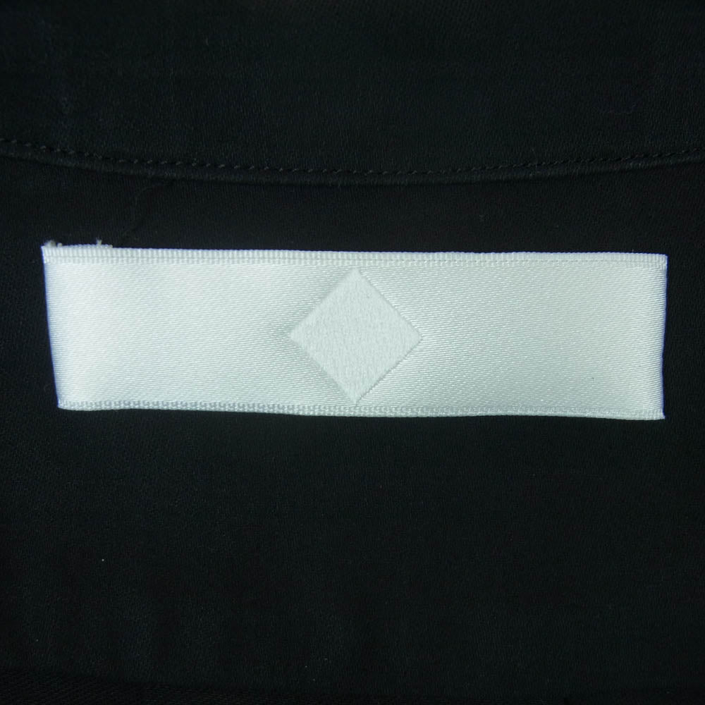 エトセンス 20AW E220-204 SHIFT SHIRT ウール シフト シャツ コットン 日本製 ブラック系 1【中古】