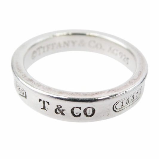 TIFFANY&Co. ティファニー 1837 シルバー ナロー リング シルバー系 10号【中古】