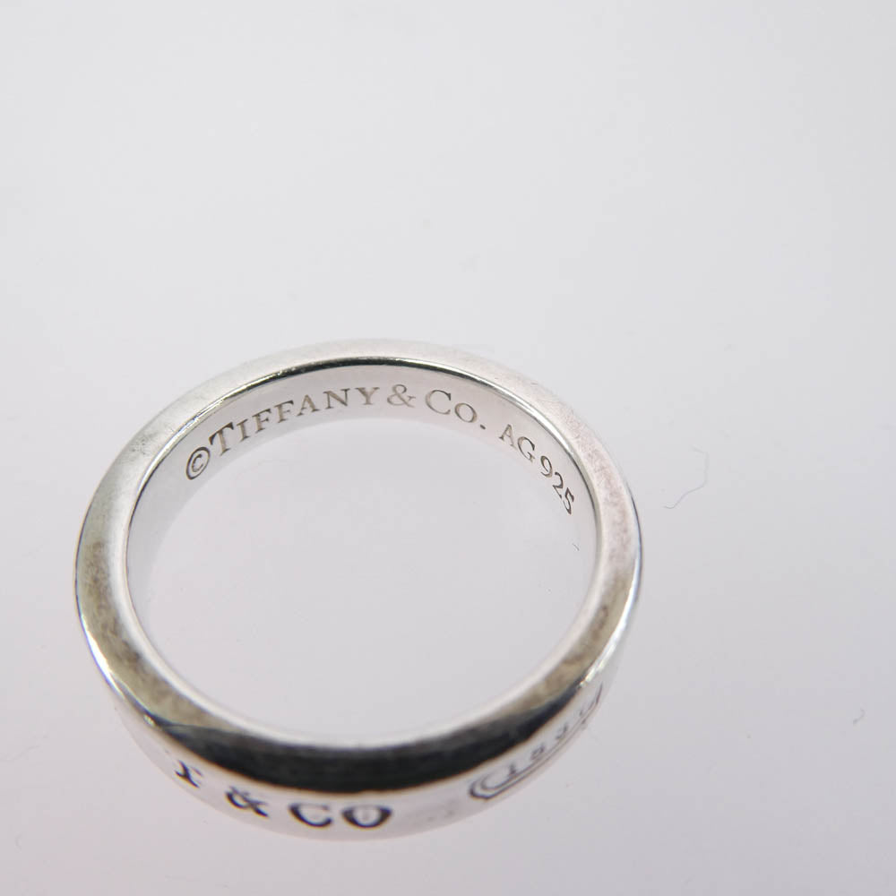TIFFANY&Co. ティファニー 1837 シルバー ナロー リング シルバー系 10号【中古】