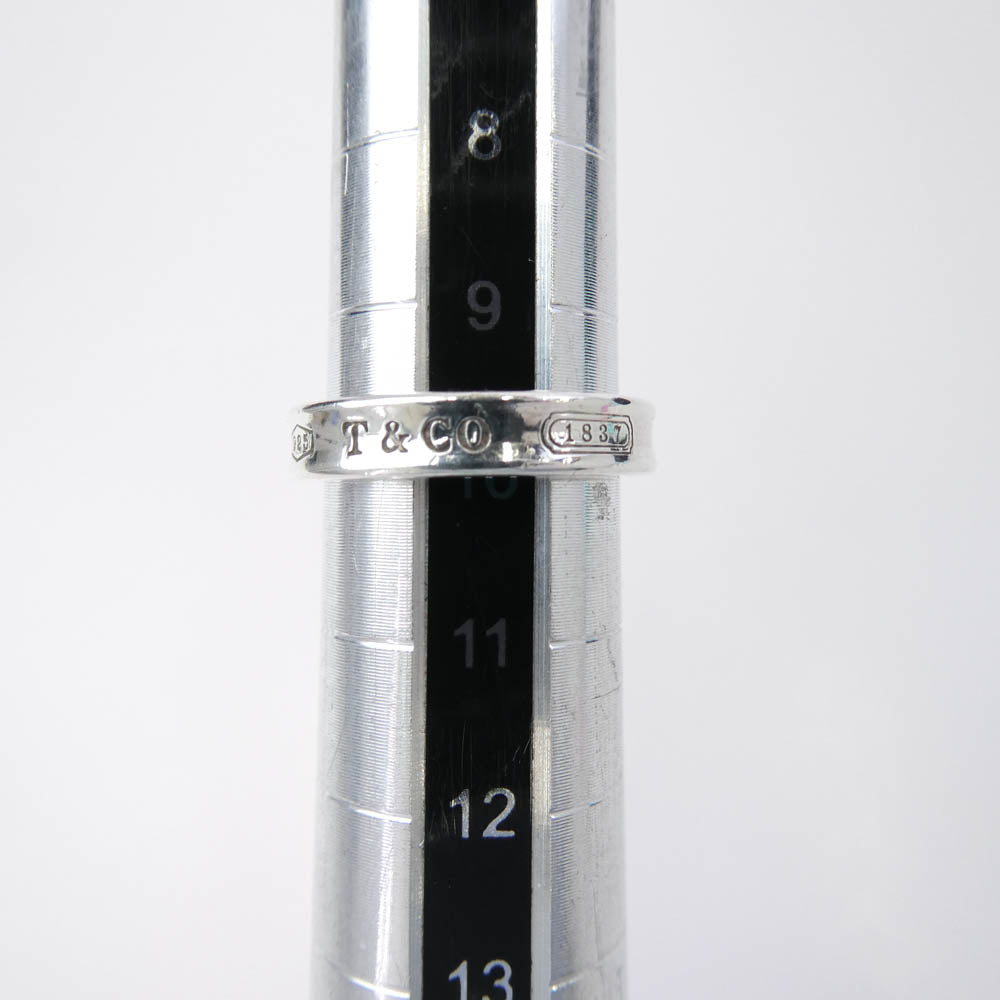 TIFFANY&Co. ティファニー 1837 シルバー ナロー リング シルバー系 10号【中古】
