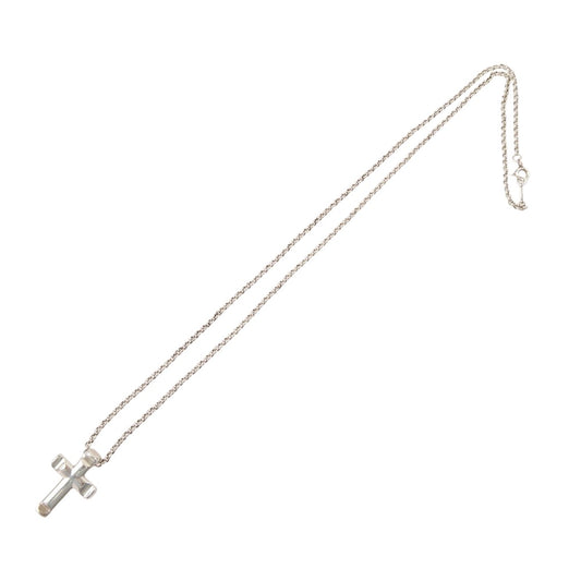 TIFFANY&Co. ティファニー ピカソ パロマグルーブ クロス ネックレス シルバー系【中古】