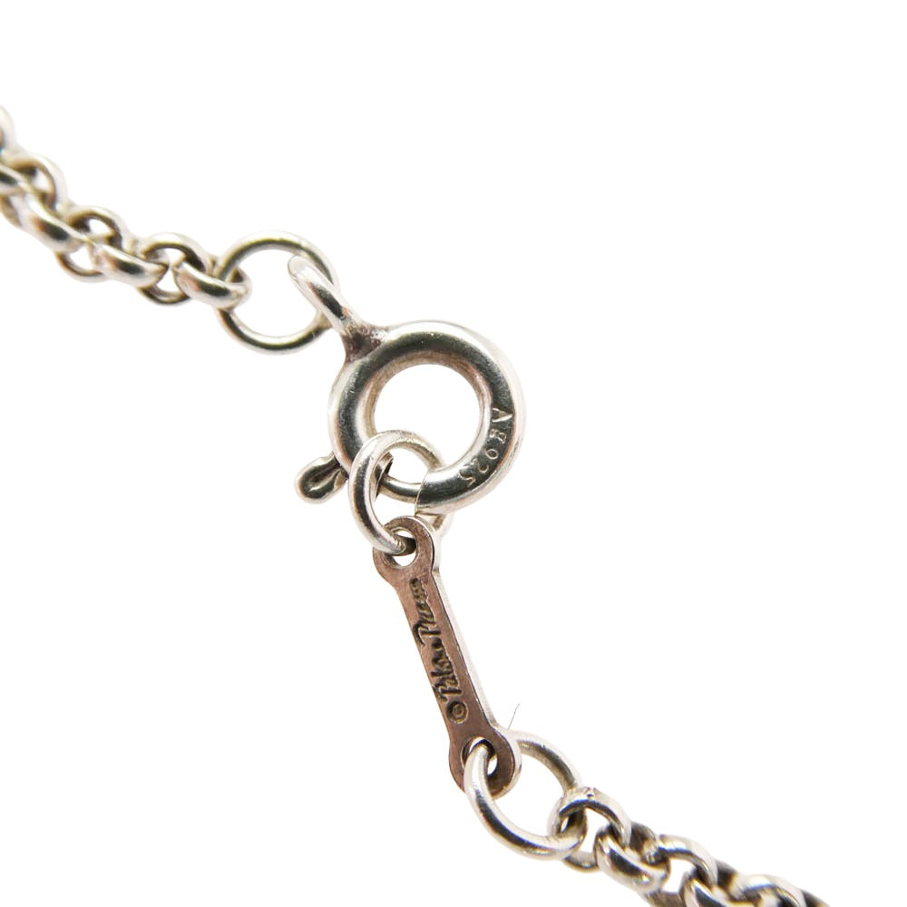 TIFFANY&Co. ティファニー ピカソ パロマグルーブ クロス ネックレス シルバー系【中古】