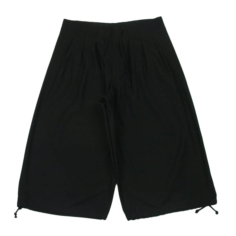 Yohji Yamamoto ヨウジヤマモト 23AW GA-P04-100 Ground Y グラウンドワイ T/W Gabardine Balloon Pants ギャバジン バルーン パンツ ブラック系 3【中古】