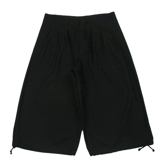 Yohji Yamamoto ヨウジヤマモト 23AW GA-P04-100 Ground Y グラウンドワイ T/W Gabardine Balloon Pants ギャバジン バルーン パンツ ブラック系 3【中古】