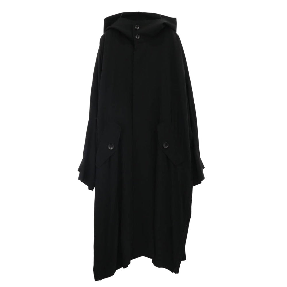 Yohji Yamamoto ヨウジヤマモト GC-C04-500 Ground Y グランドワイ フード コート ブラック系 1【中古】