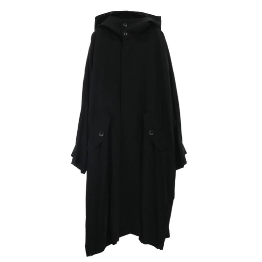 Yohji Yamamoto ヨウジヤマモト GC-C04-500 Ground Y グランドワイ フード コート ブラック系 1【中古】
