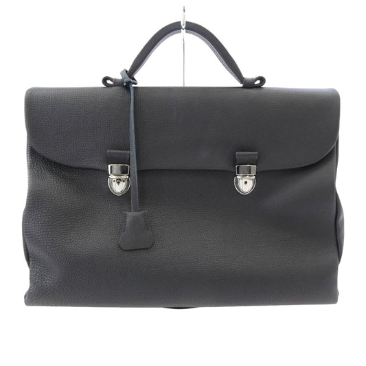 オオバセイホウ エグジール ブリーフケース ビジネスバッグ ブラック系【中古】