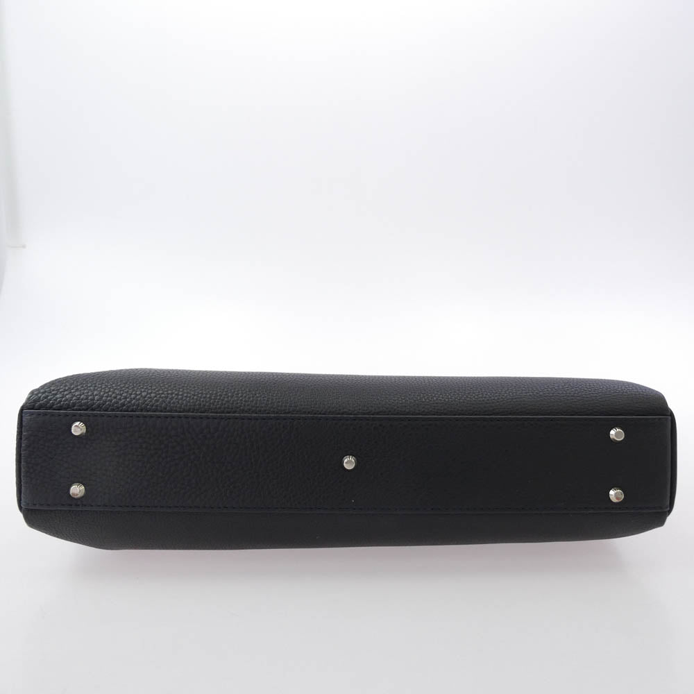 オオバセイホウ エグジール ブリーフケース ビジネスバッグ ブラック系【中古】