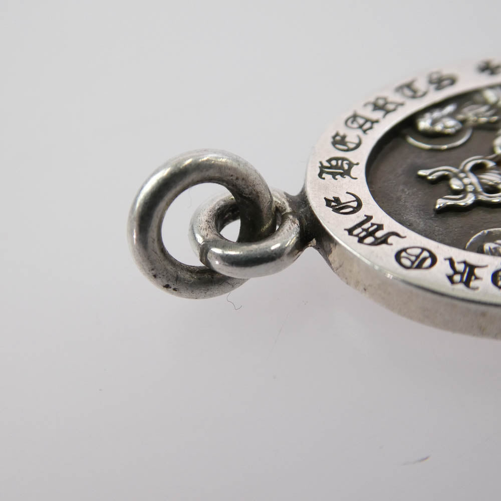 CHROME HEARTS クロムハーツ（原本無） ANGEL MEDAL OVAL オーバル エンジェル メダル ペンダント トップ シルバー系【中古】