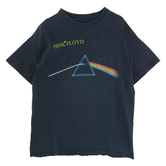 ヴィンテージ PINK FLOYD ピンクフロイド 00s Dark Side Of The Moon タグ欠損 半袖Tシャツ ブラック系 サイズ表記無【中古】