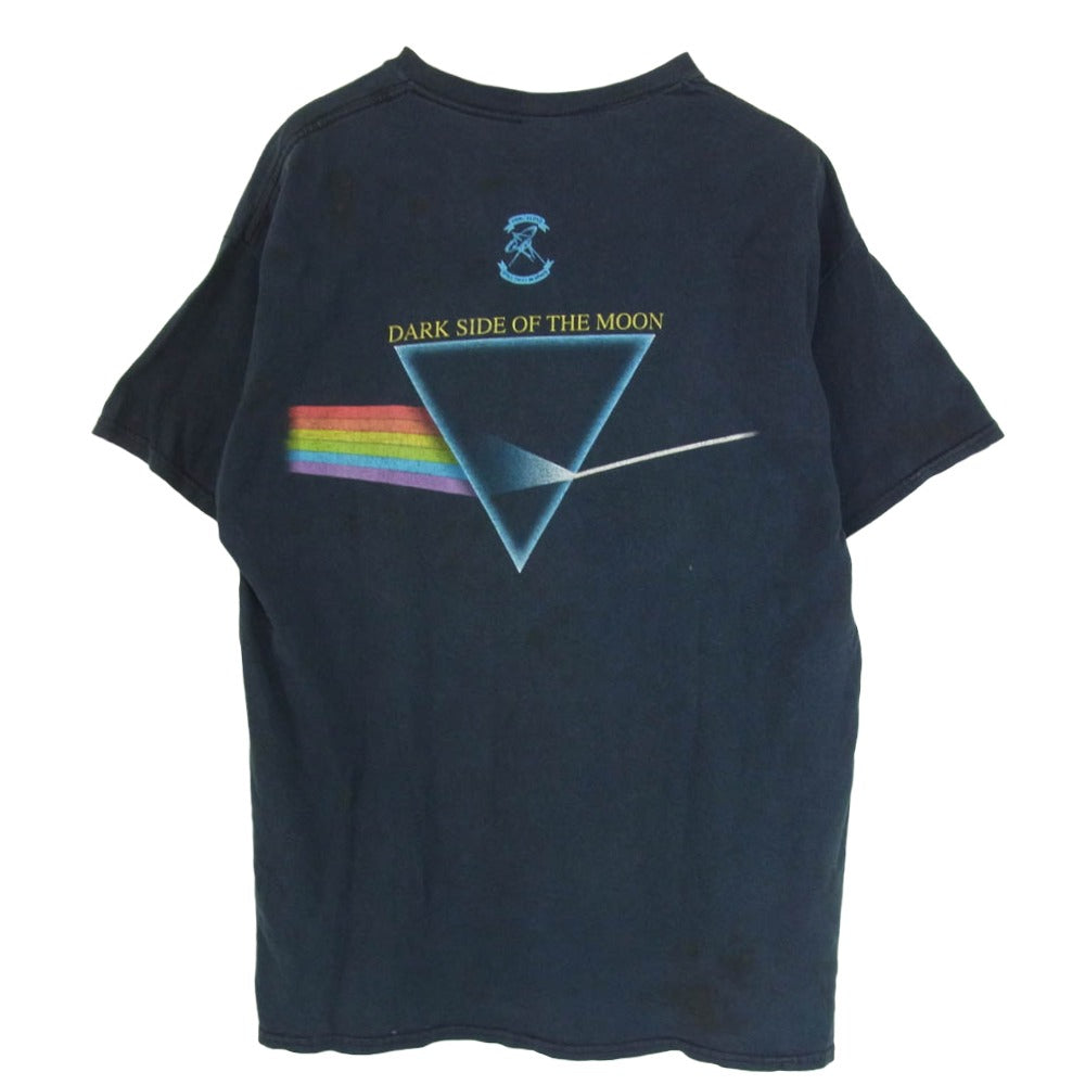 ヴィンテージ PINK FLOYD ピンクフロイド 00s Dark Side Of The Moon タグ欠損 半袖Tシャツ ブラック系 サイズ表記無【中古】
