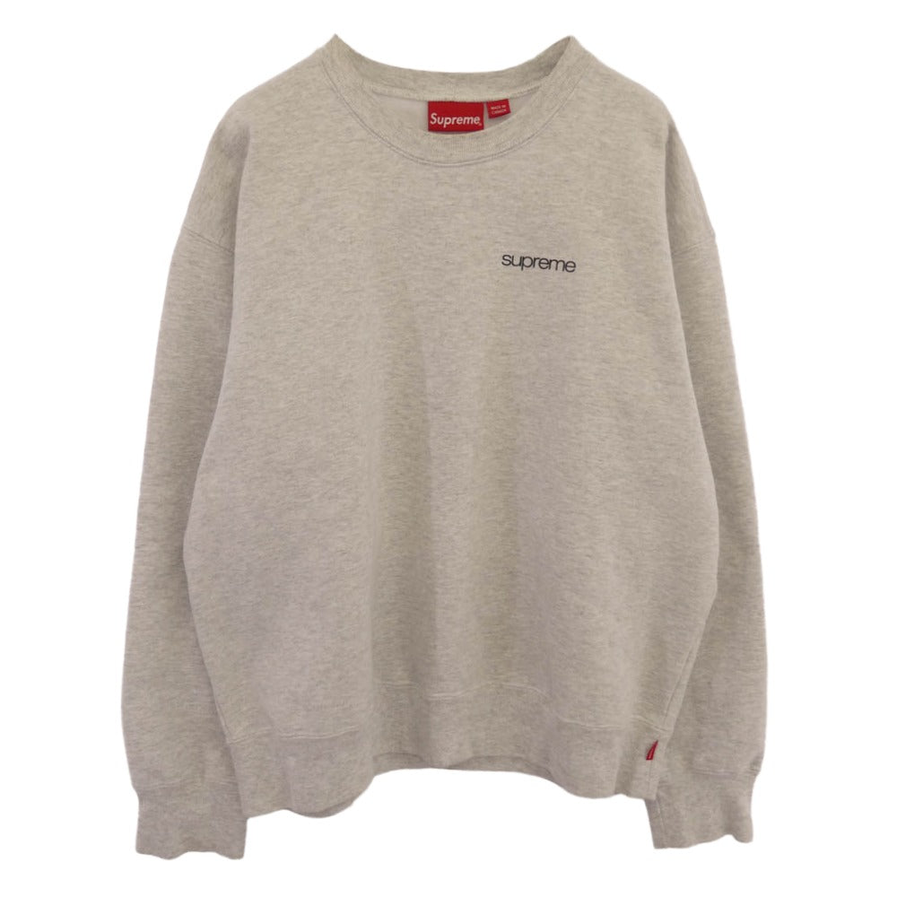 Supreme シュプリーム 23AW NYC Crewneck ニューヨークシティ クルーネック スウェット グレー系 M【中古】