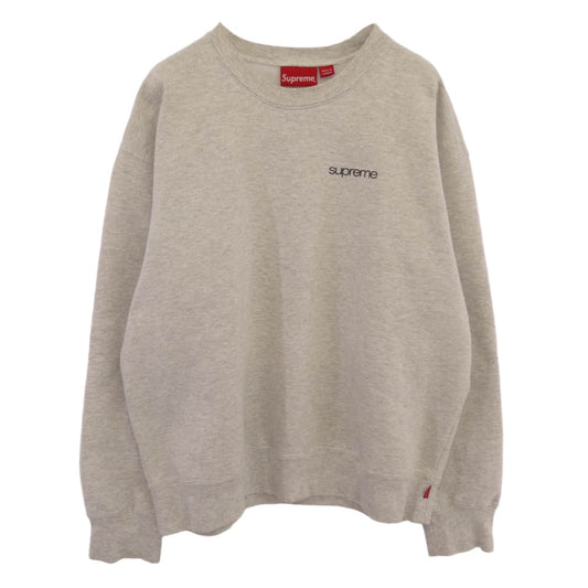 Supreme シュプリーム 23AW NYC Crewneck ニューヨークシティ クルーネック スウェット グレー系 M【中古】